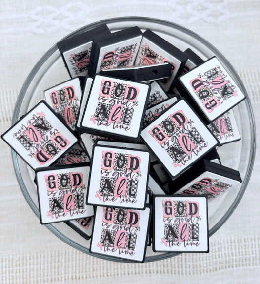God is Good Focal Bead