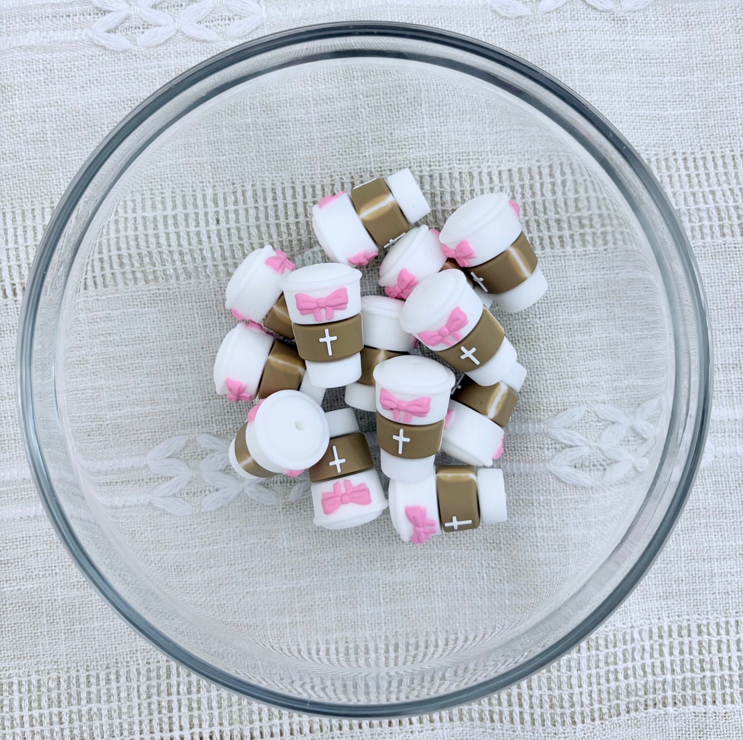 Faith Coffee Focal Bead
