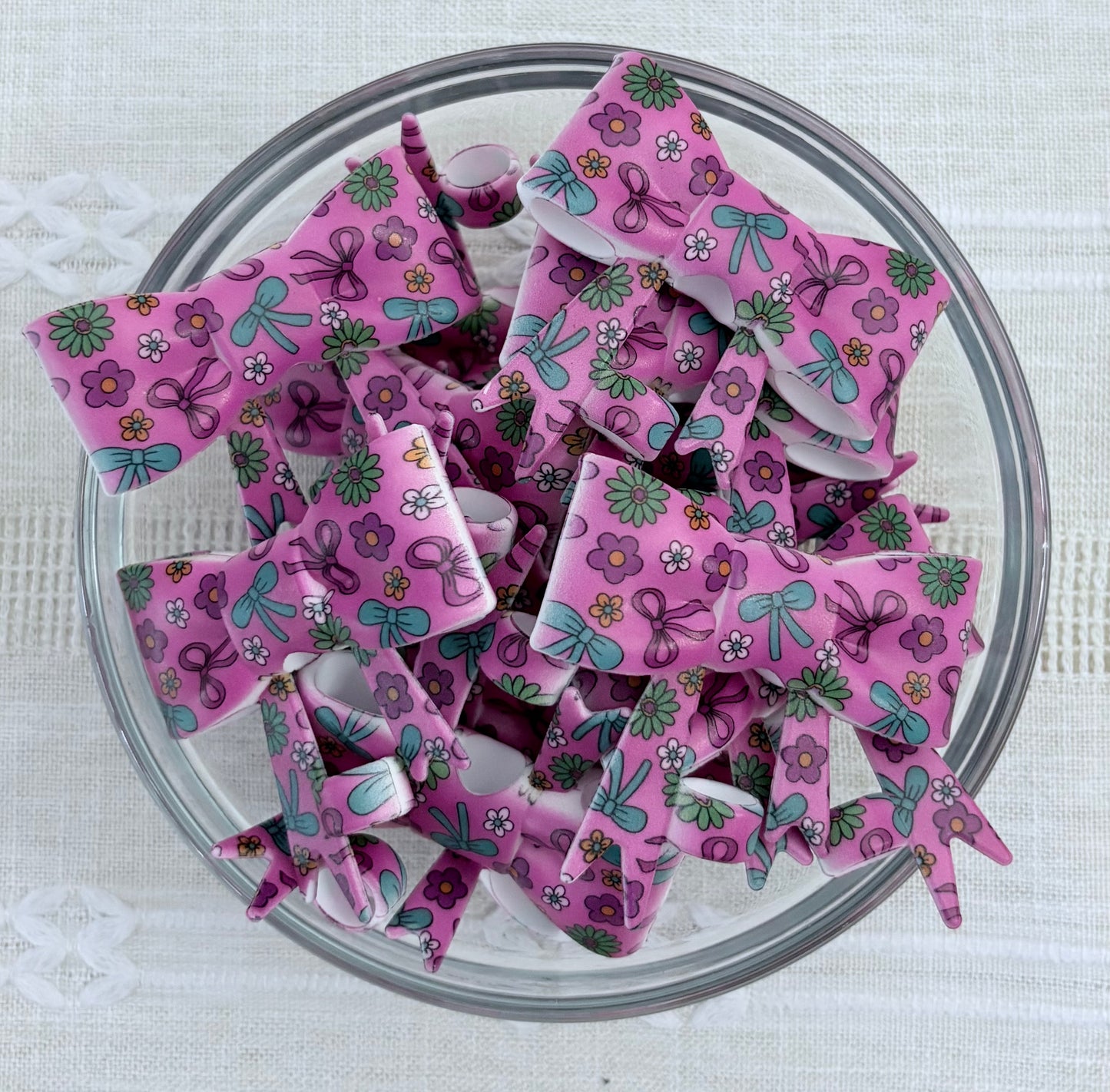 Bows Silicone Bow Straw Topper