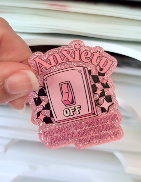 Anxiety Off Acrylic Flatback