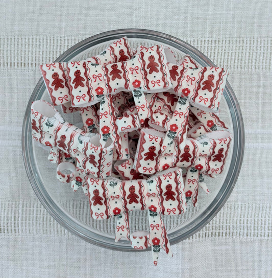Coquette Gingerbreads Silicone Bow Straw Topper
