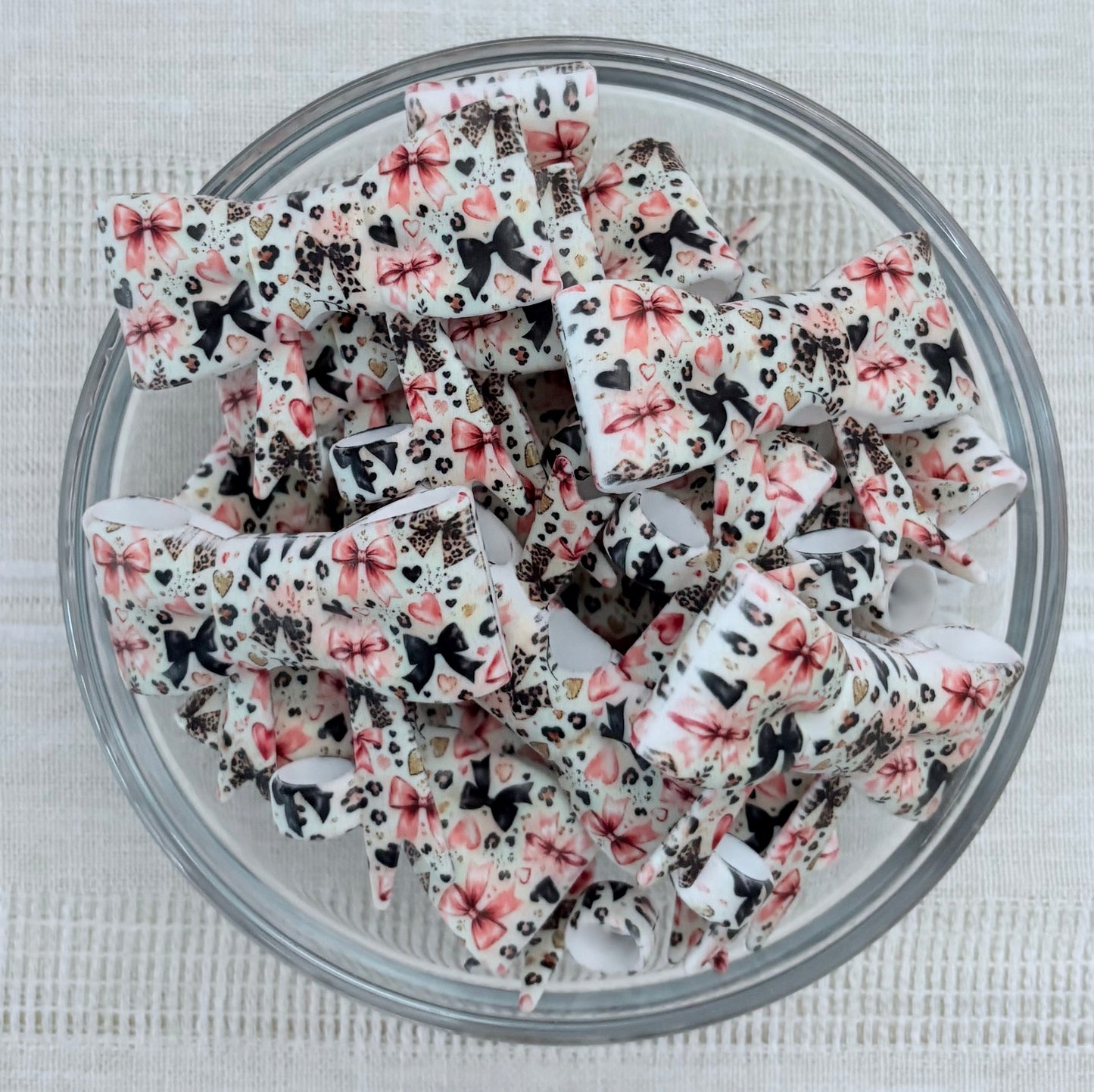 Bows Silicone Bow Straw Topper