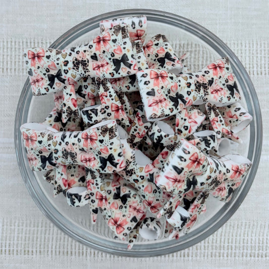 Bows Silicone Bow Straw Topper