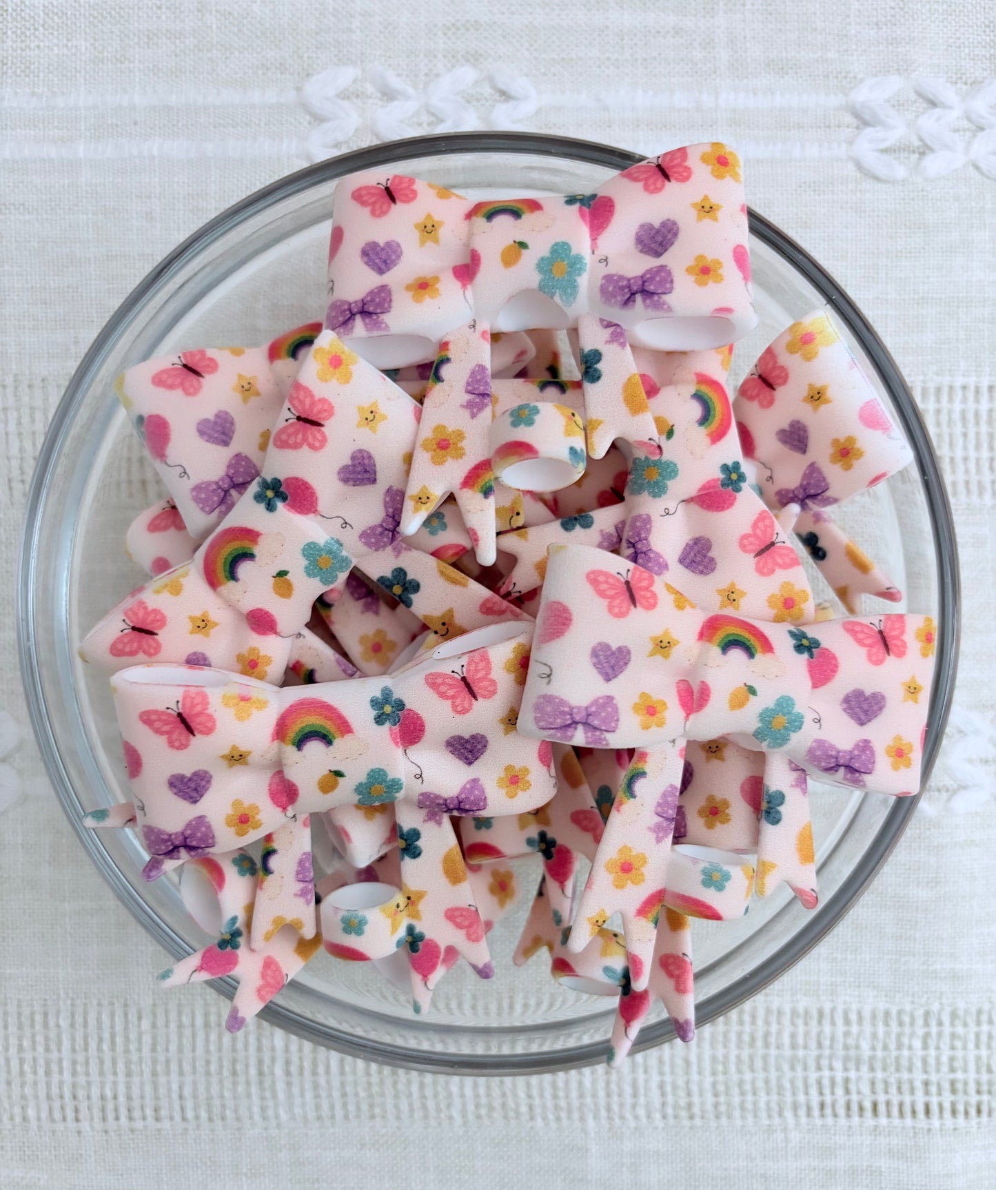 Cute Things 2 Silicone Bow Straw Topper