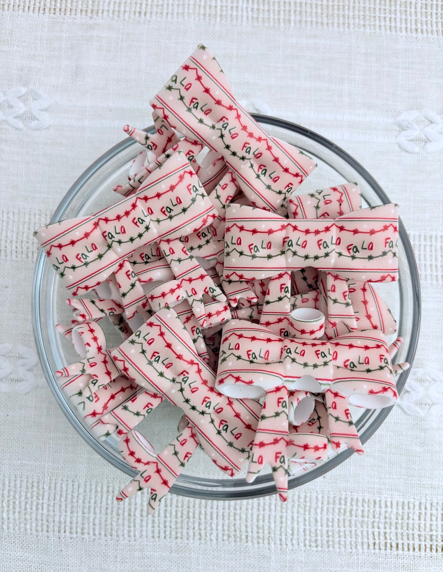 Falala Silicone Bow Straw Topper