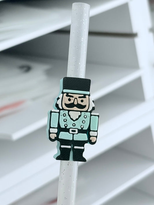 Mint Nutcracker 3D Straw Topper