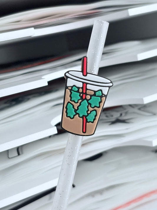 Trees Coffee 3D Straw Topper