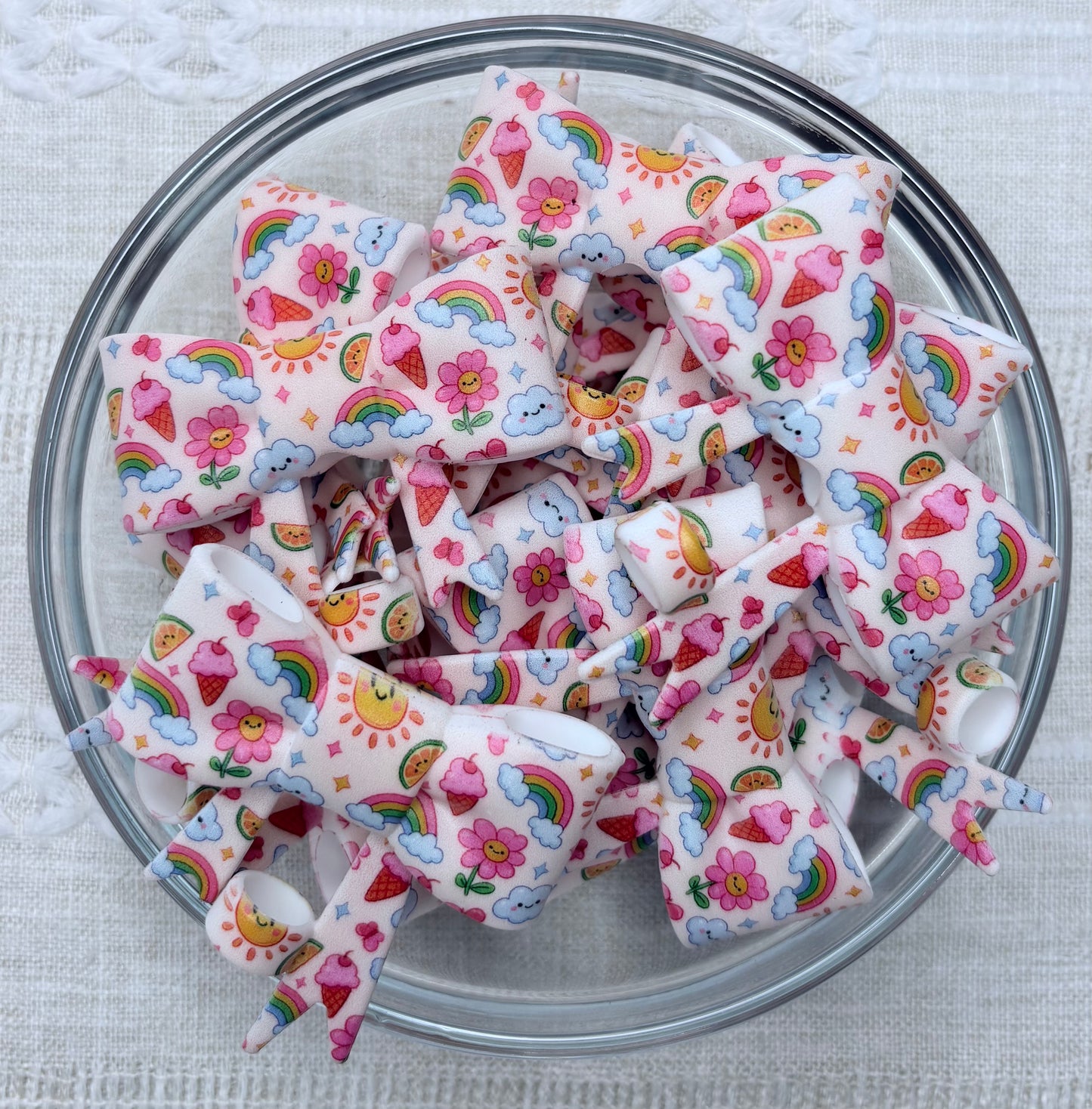 Cuties Silicone Bow Straw Topper