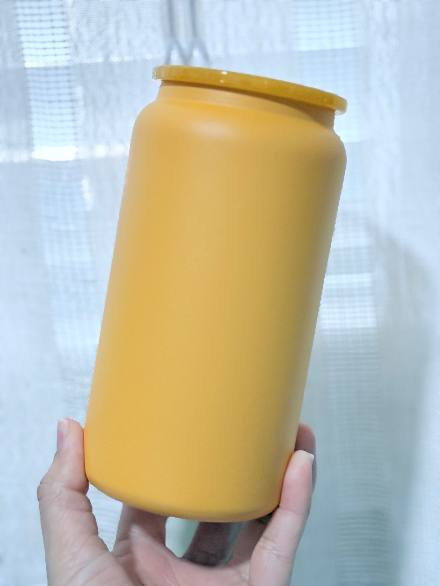 16oz Stainless Steel Mustard Yellow Matte Finish Blank Cup