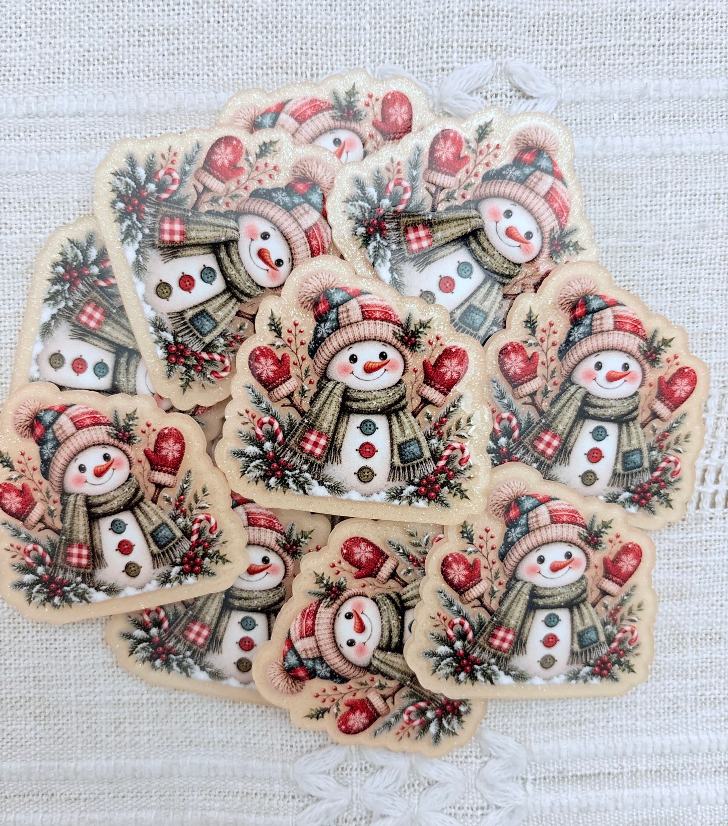Snowman Acrylic Flatback
