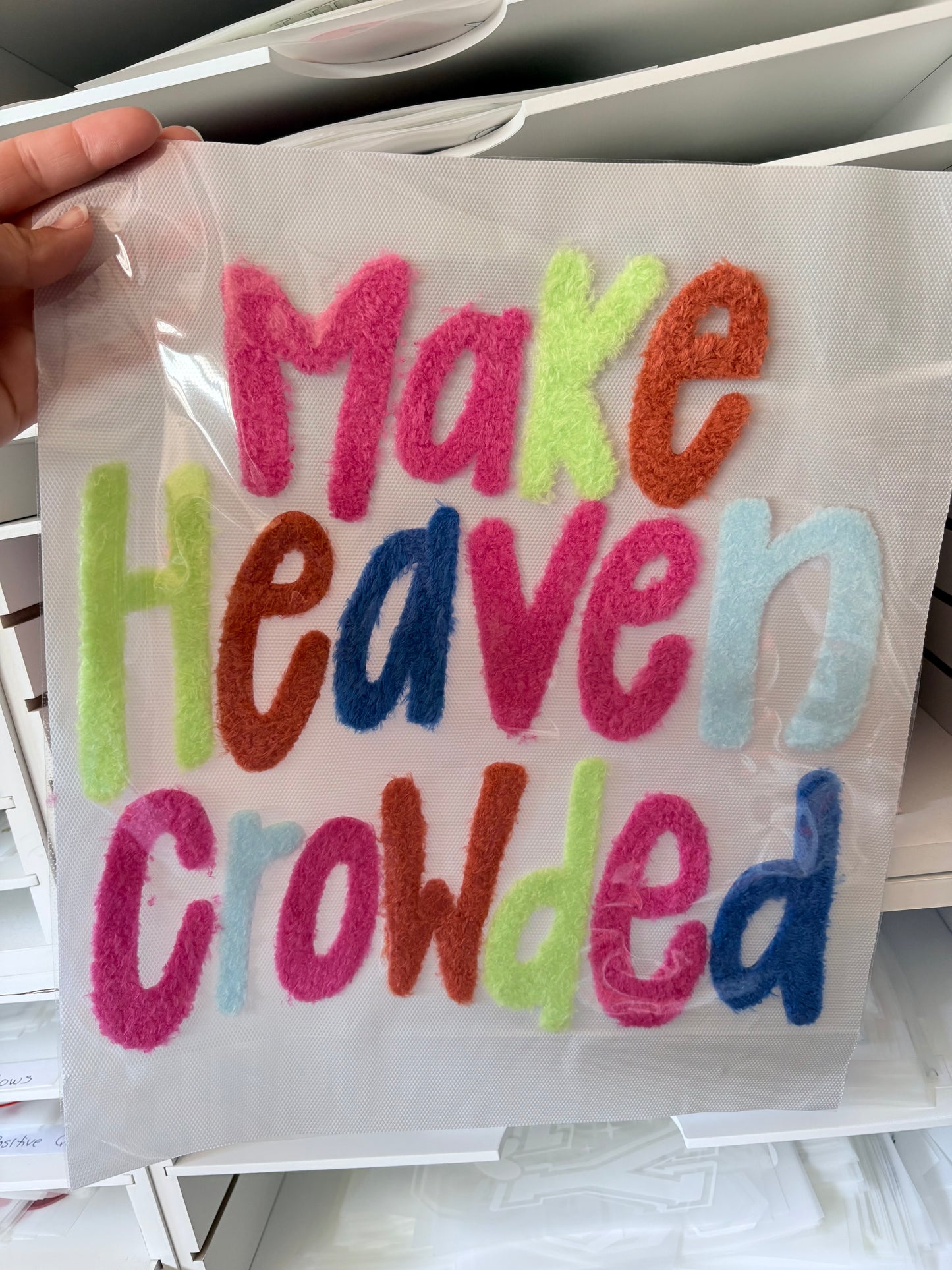 Make Heaven Crowded Fluffy Transfer