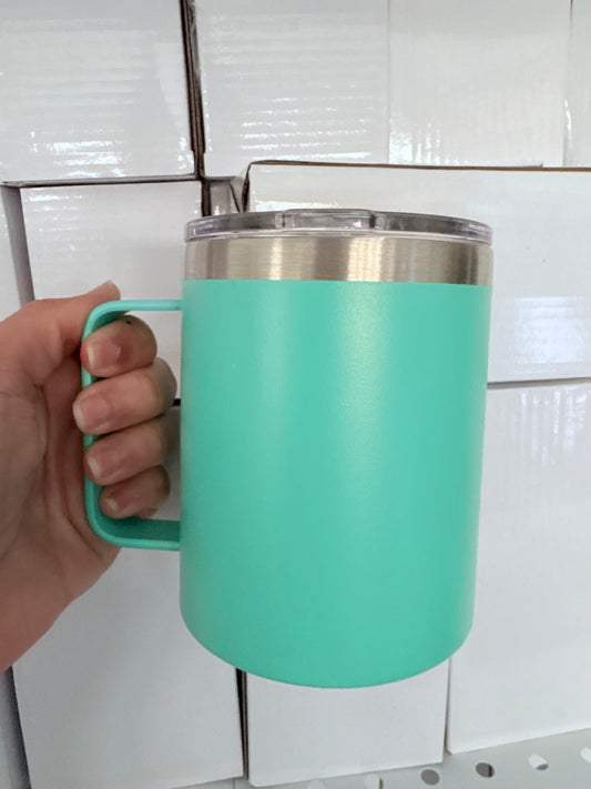 14oz Stainless Steel Teal Matte Mug