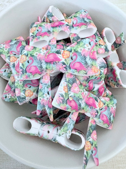 Flamingos Silicone Straw Topper
