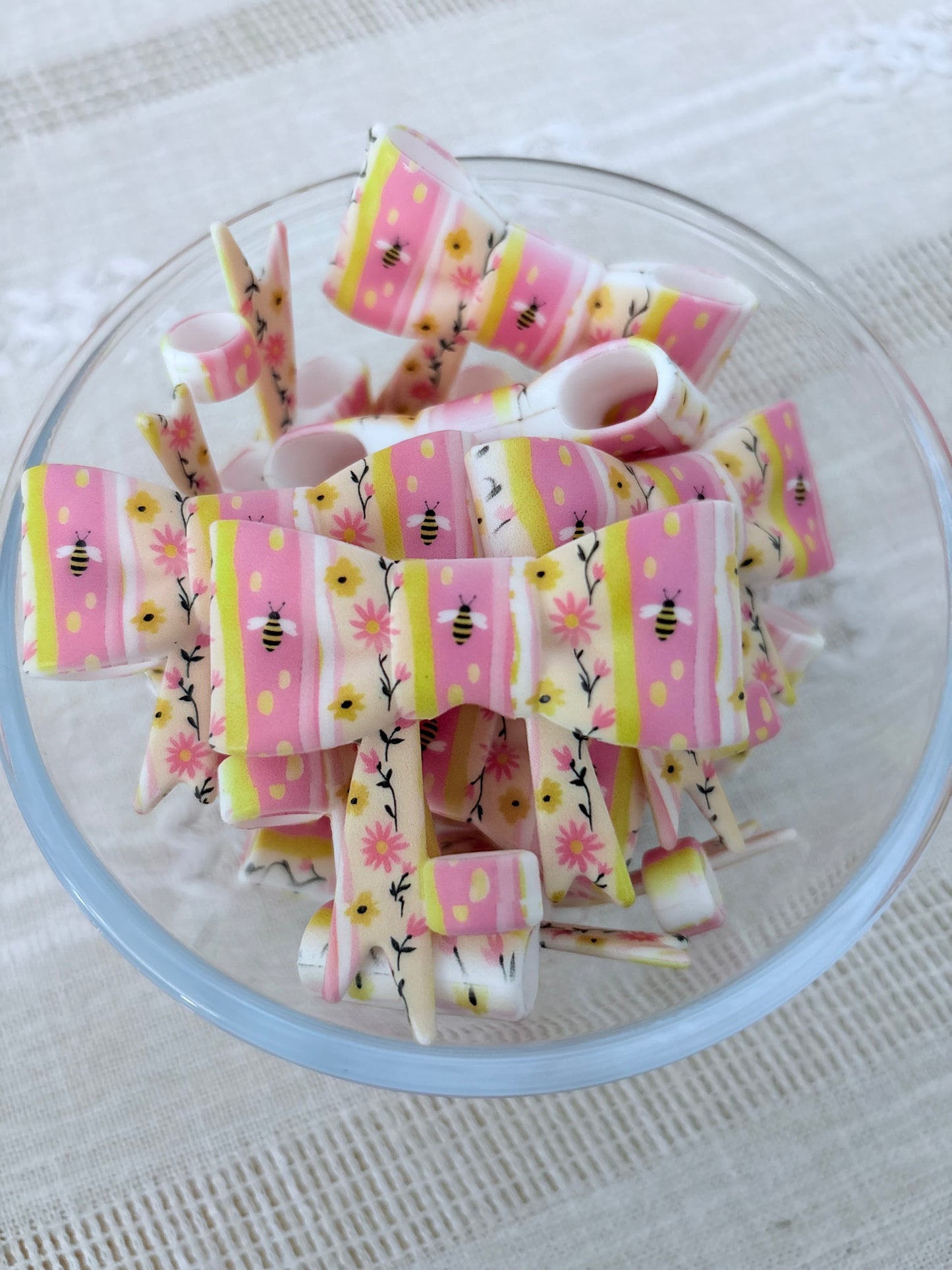 Cute Bees Silicone Straw Topper