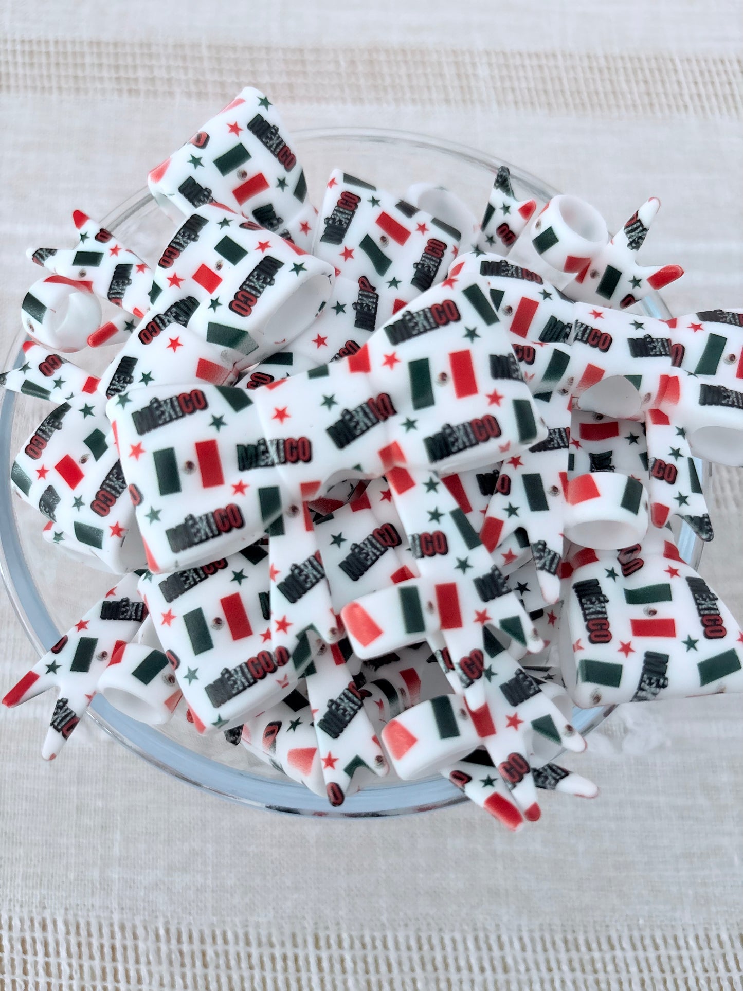 Mexico Silicone Straw Topper