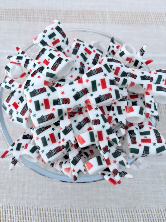 Mexico Silicone Straw Topper