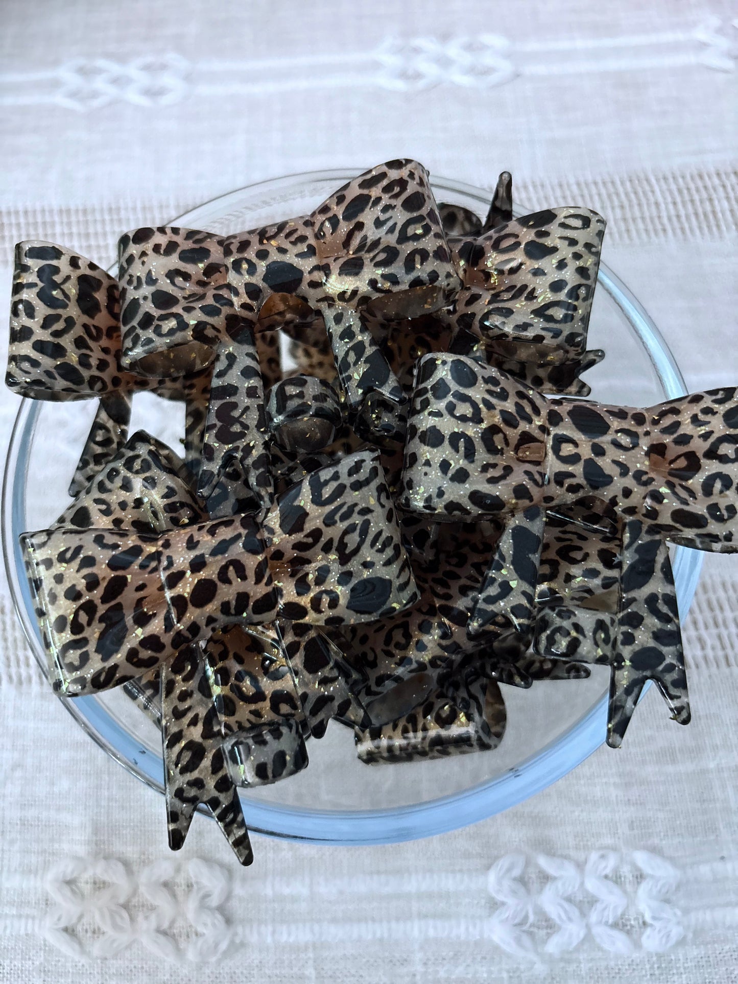 Animal Print Silicone Straw Topper