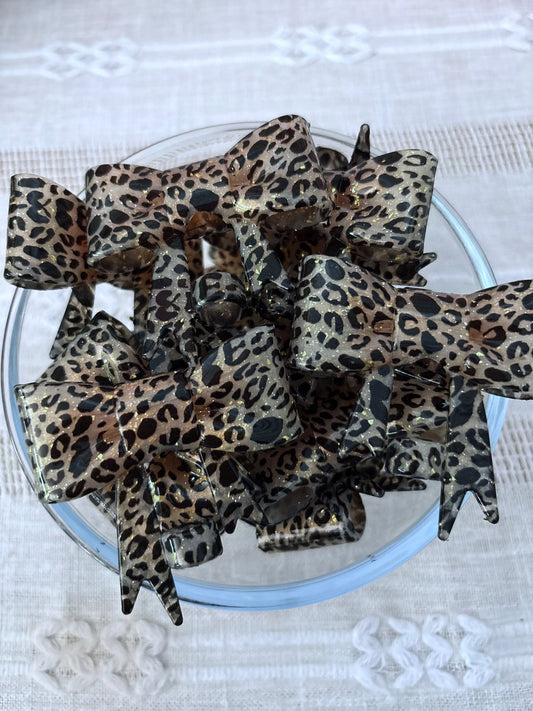 Animal Print Silicone Straw Topper