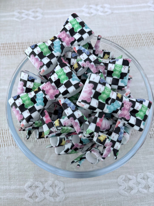 Gummy Bears Silicone Straw Topper