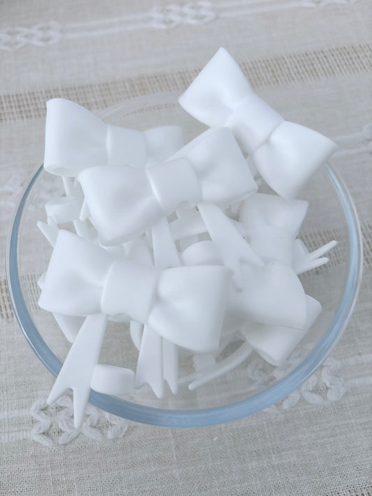 White Silicone Straw Topper
