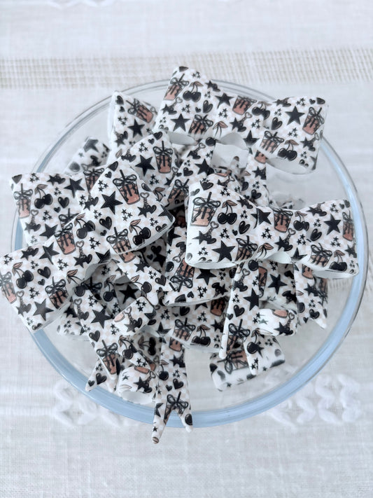 Iced Coffee Silicone Straw Topper