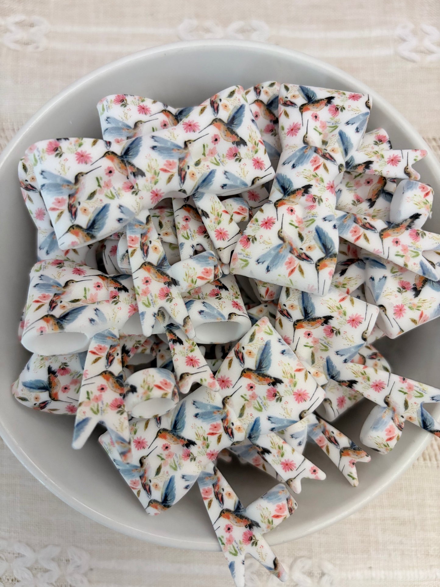 Hummingbirds Silicone Straw Topper