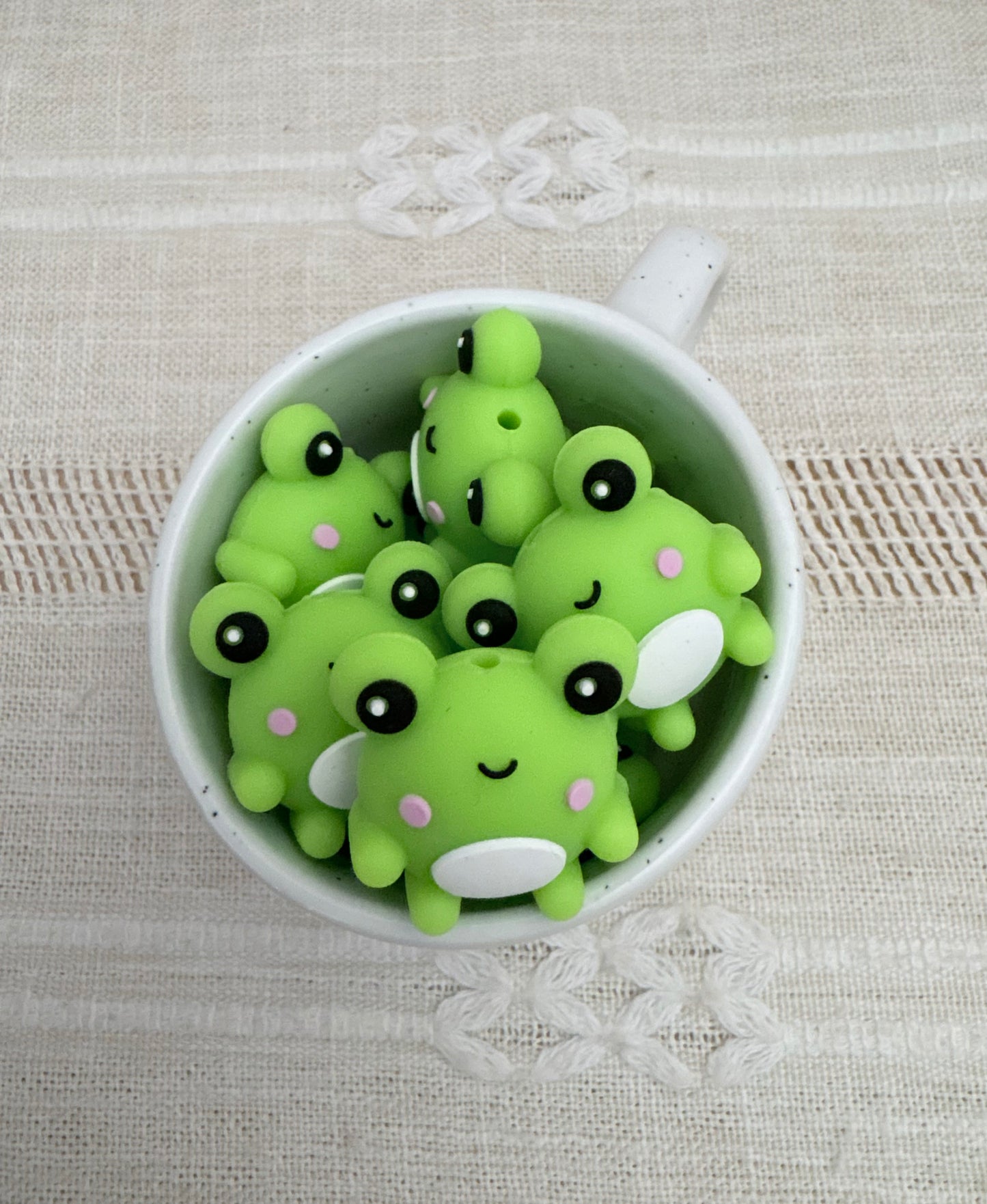 Cute Frog Focal Bead