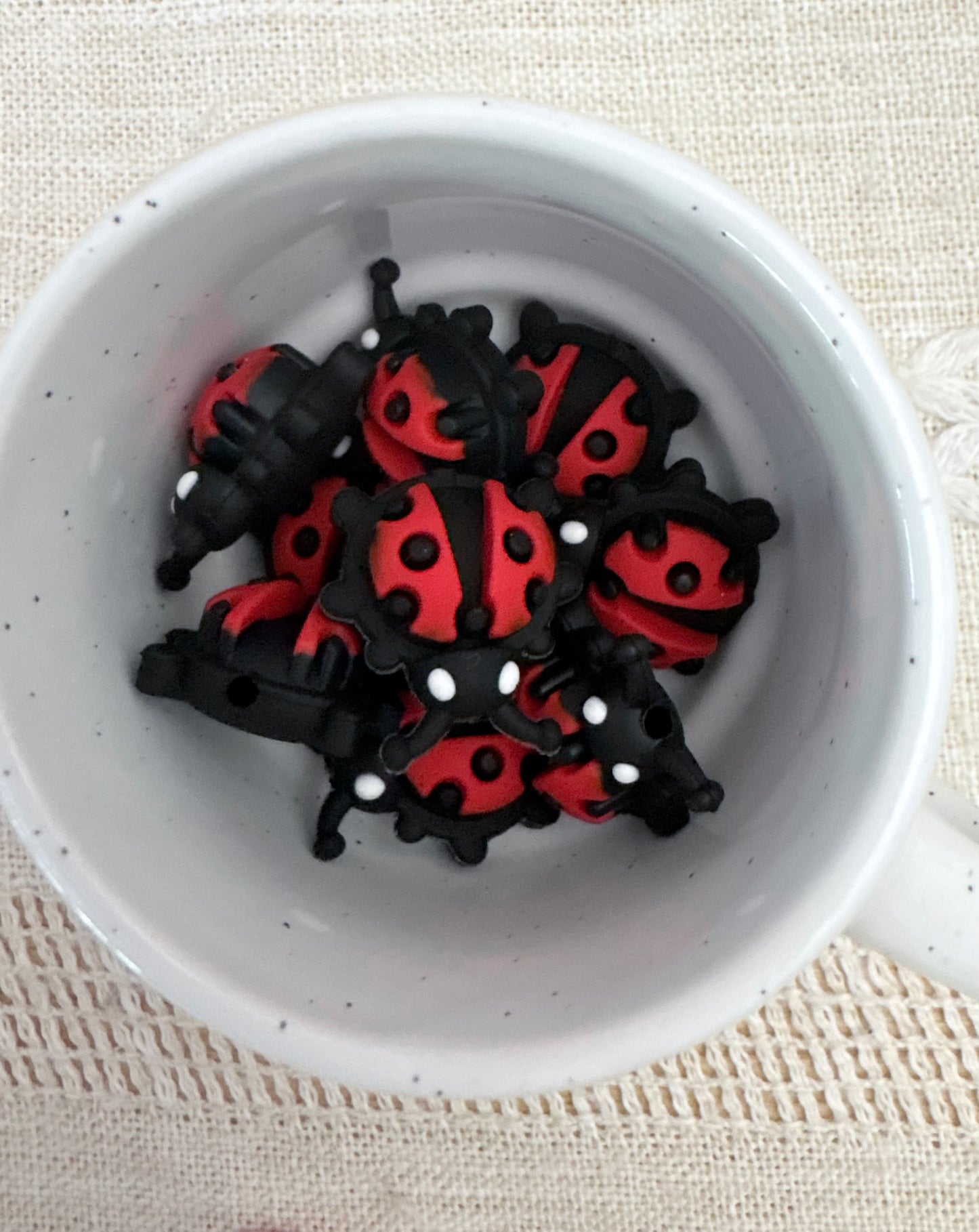 Ladybug Focal Bead