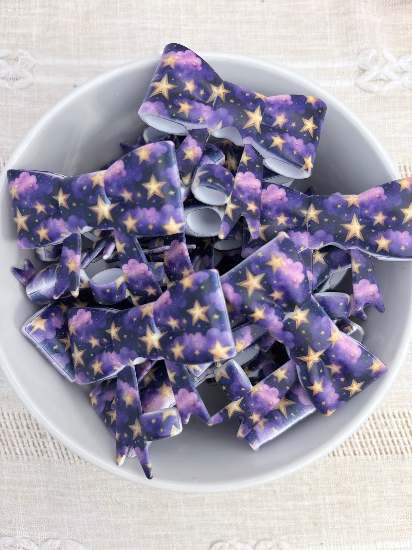 Stars Silicone Straw Topper