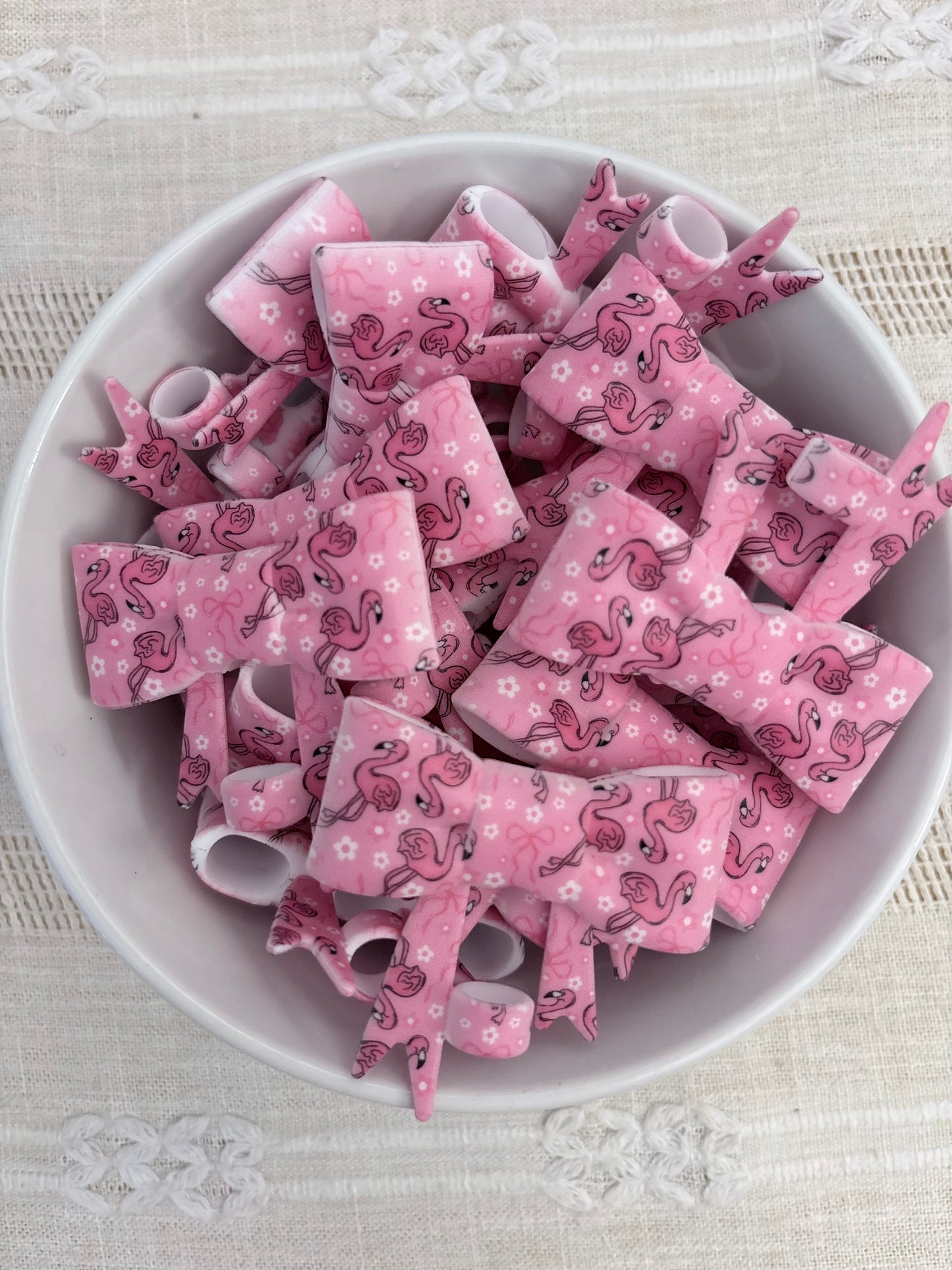 Flamingo Silicone Straw Topper