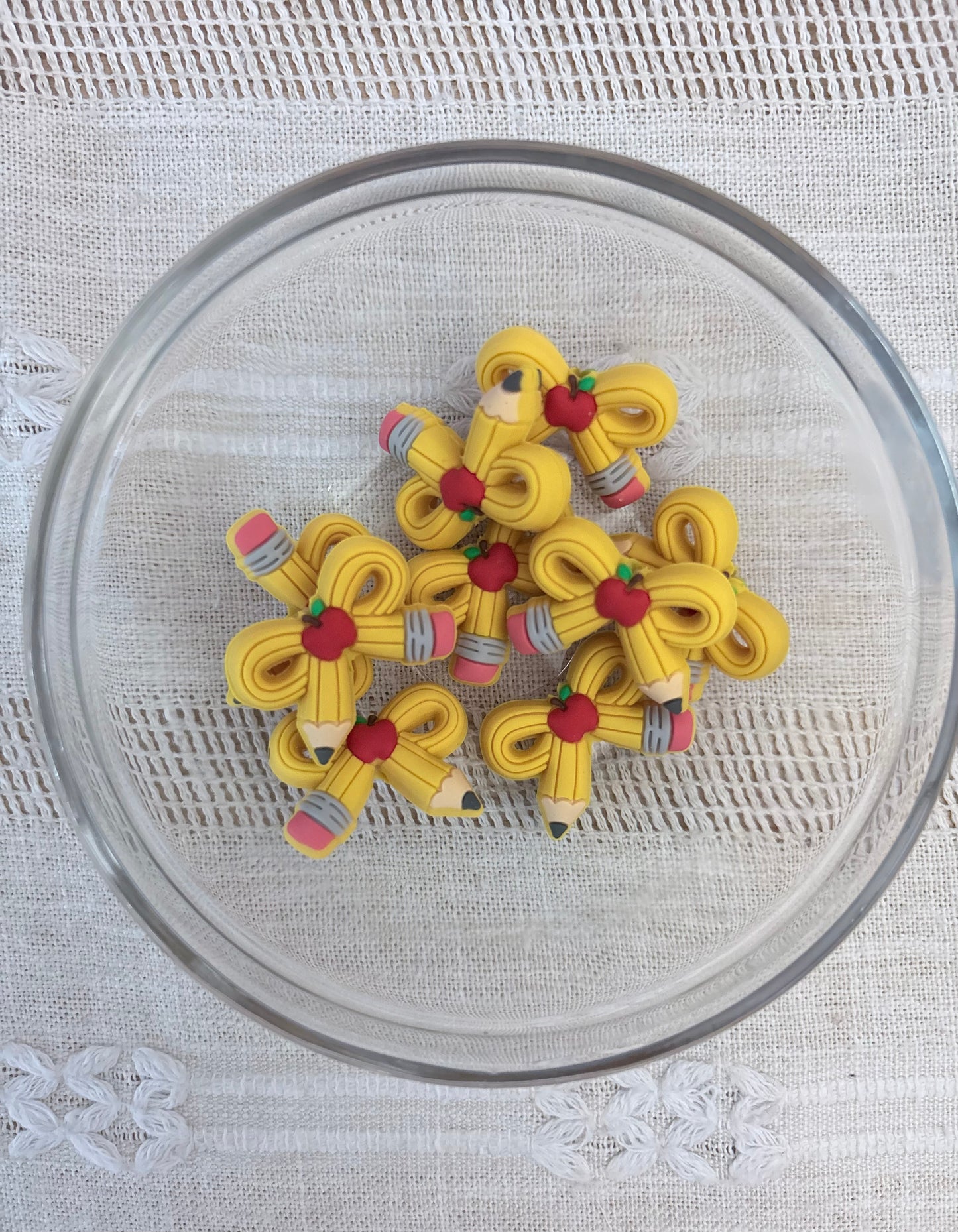 Pencil Bow Focal Bead