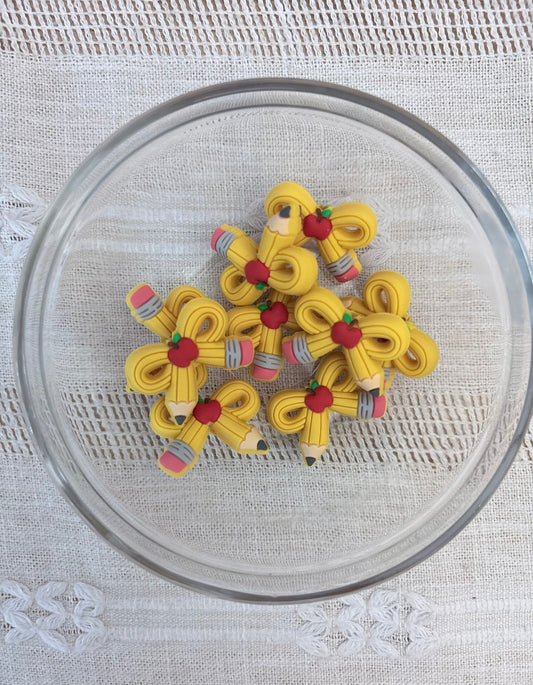 Pencil Bow Focal Bead