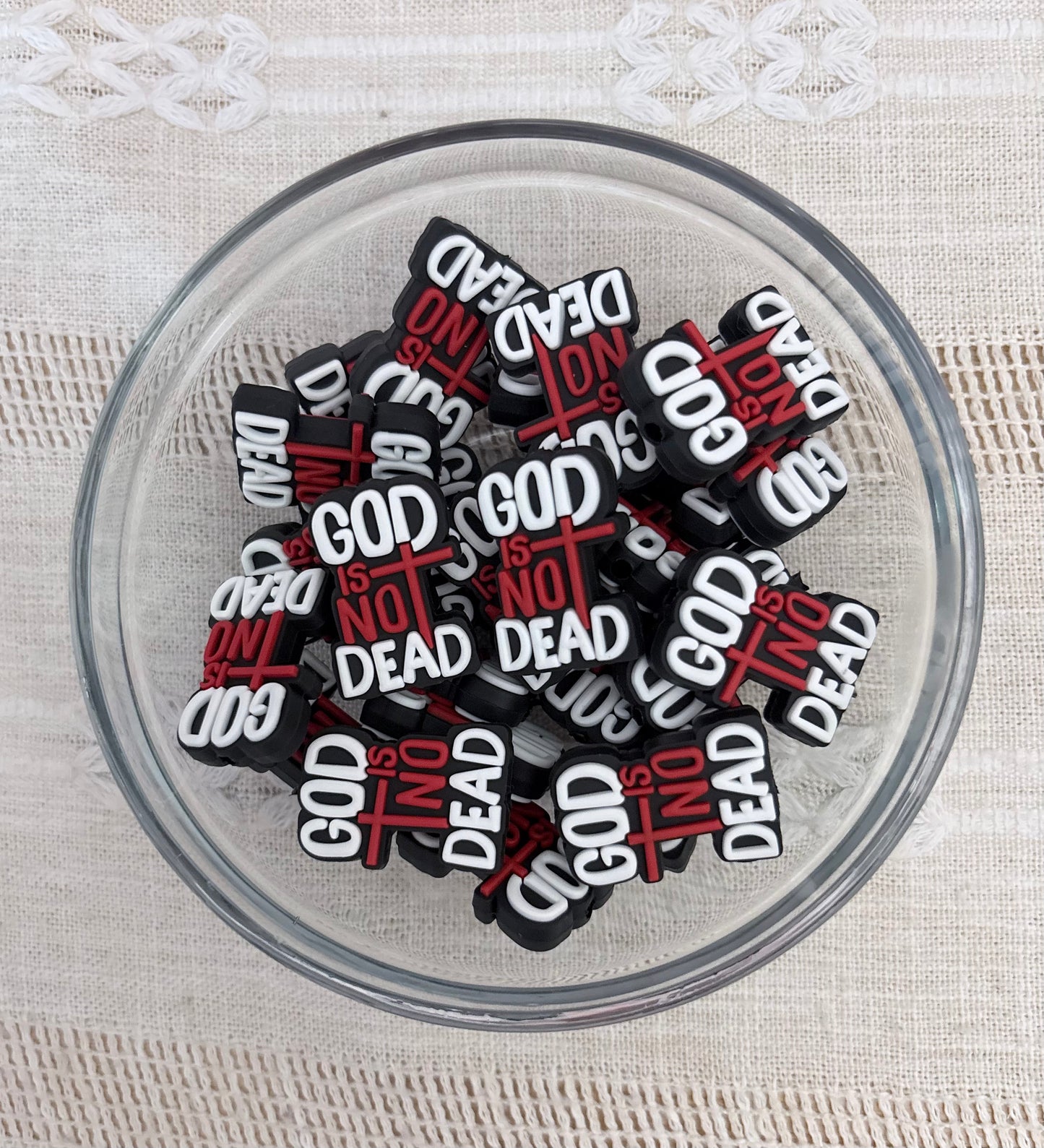 God is Not Dead Focal Bead