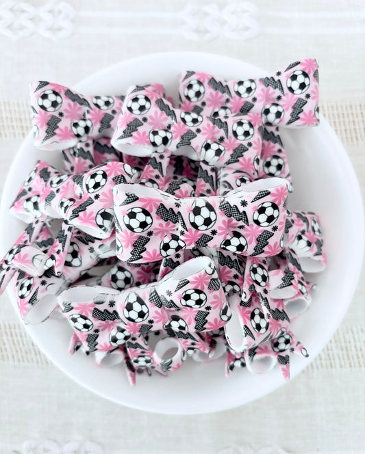 Soccer Silicone Straw Topper
