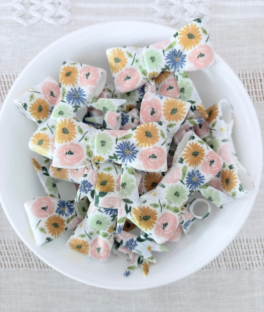 Flowers Silicone Straw Topper