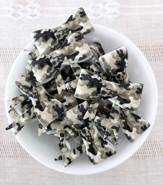 Camo Silicone Straw Topper
