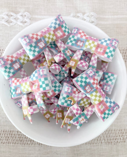 Patch Crosses Silicone Straw Topper