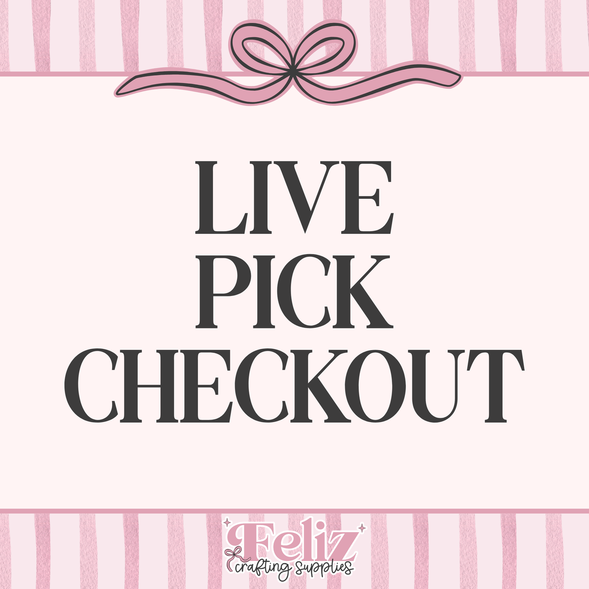 Live Pick Checkout