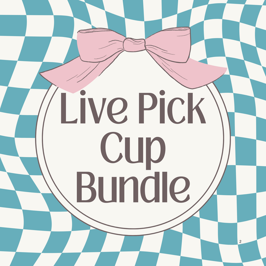 16oz Stainless Steel Live Pick Cup Bundle (4 Cups)