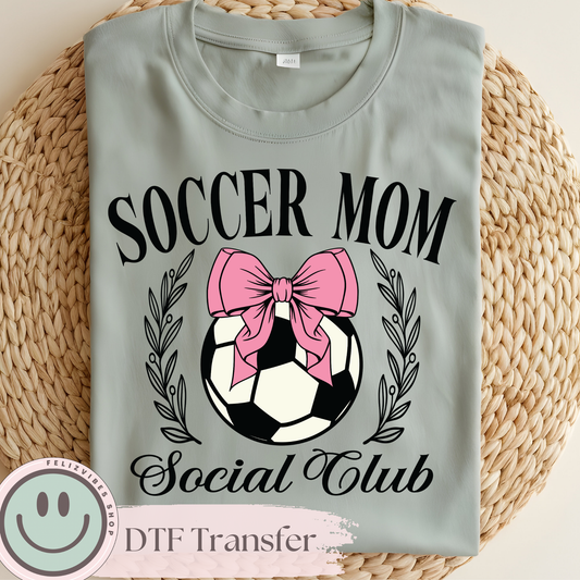 Soccer Mom Social Club DTF Print