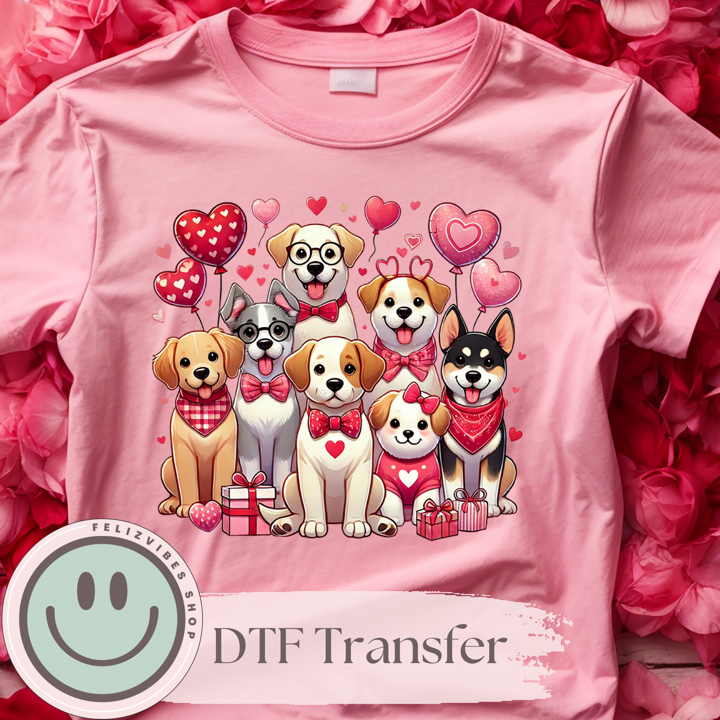 Dogs V Day DTF Print