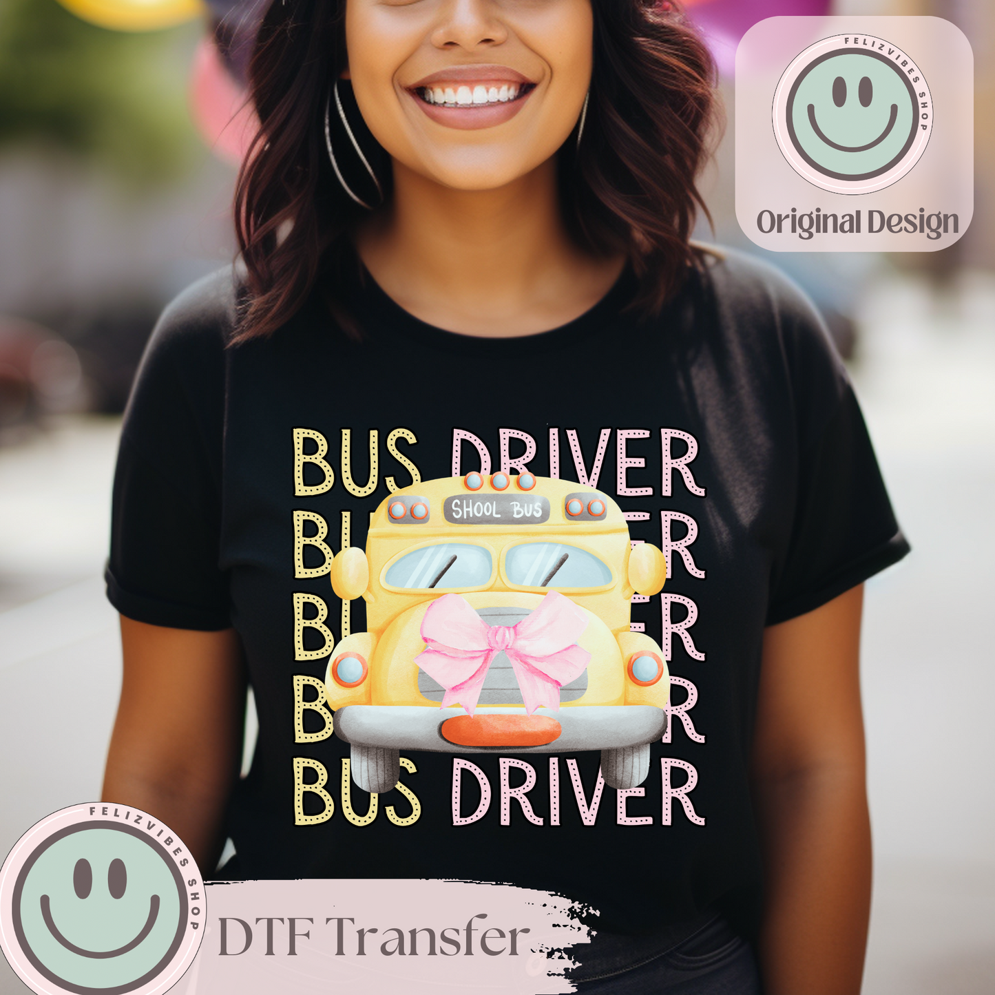 Bus Driver DTF Print