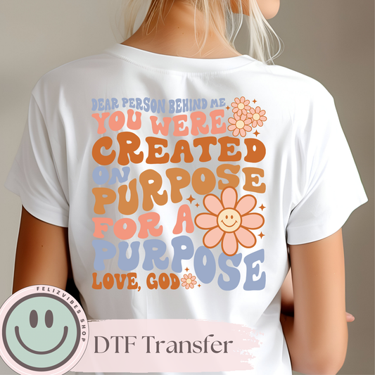 Created with Purpose BackDTF Print