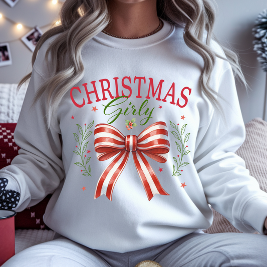 Christmas Girly DTF Print