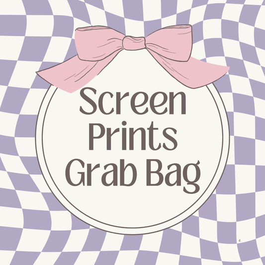 10 Screen Print Grab Bags