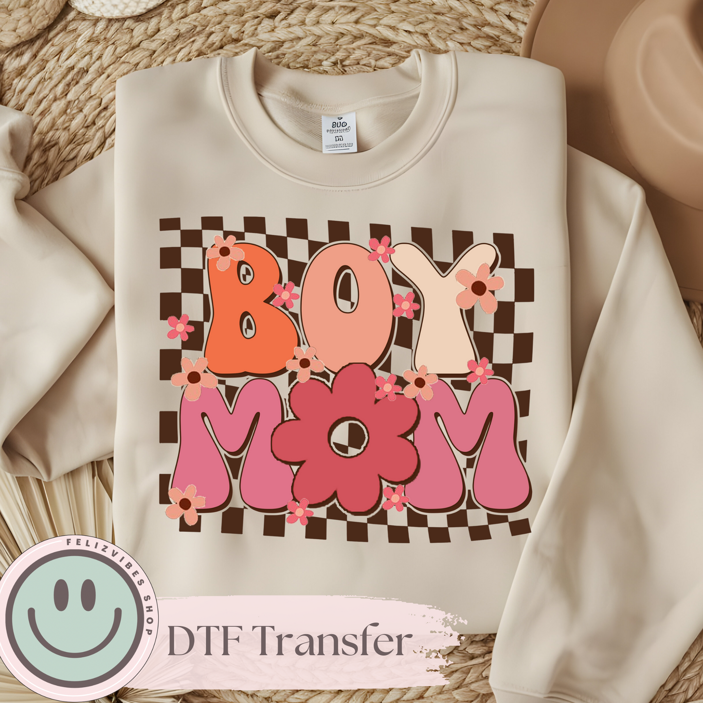 Boy Mom DTF Print (11 inches)