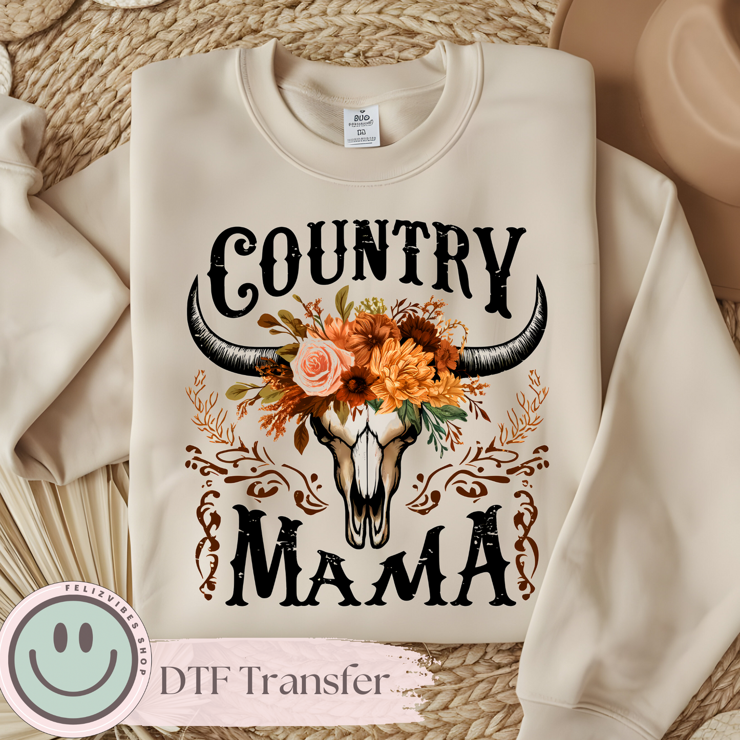 Country Mama DTF Print (11 inches)