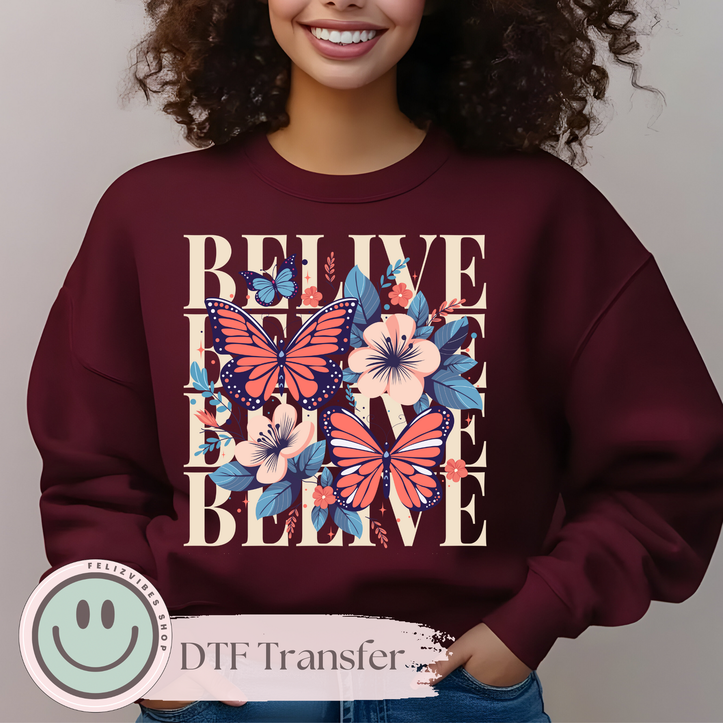 Believe DTF Print (11 inches)