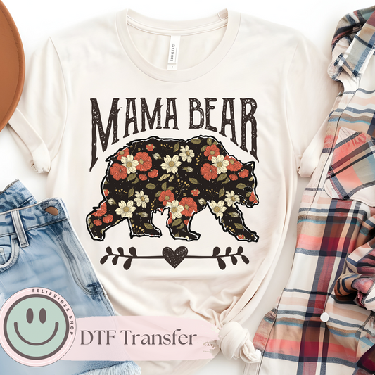 Vintage Mama Bear DTF Print (11 inches)