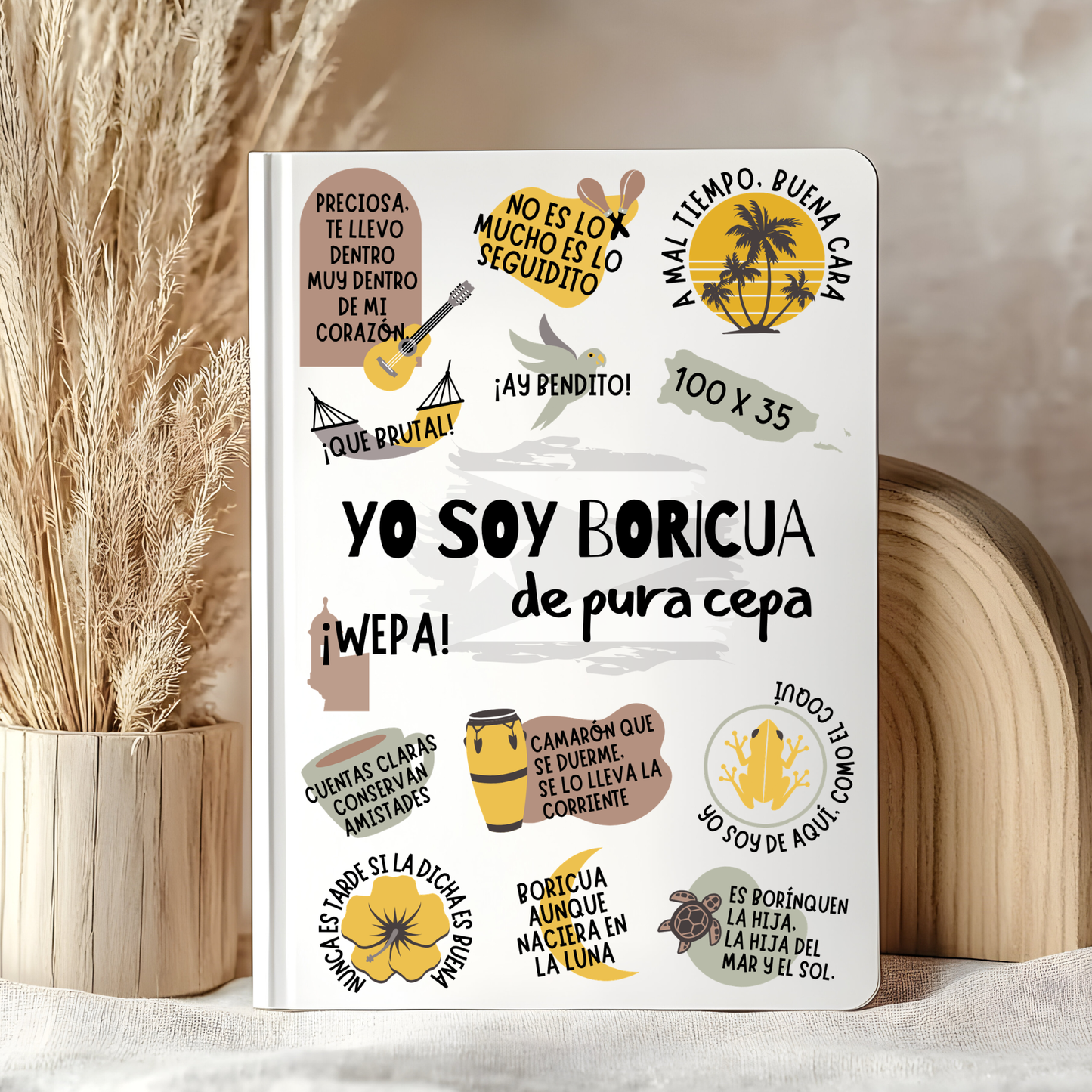 Puerto Rico A5 Notebook Decal